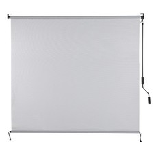 Aoodor Outdoor Solar Fabric Roller Shad 5% Openness Cordless Sun Roll up Shade picture