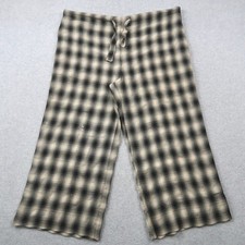 Vintage Compagnie Internationale EXPRESS Shadow Plaid Wide Leg Pants Small picture
