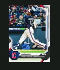 2026 Topps Now Jose Ramirez #687 2nd Cleveland Player To 1000 RBIs /1643 Presale picture