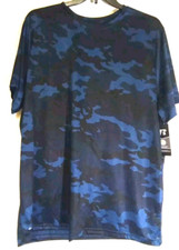 Russell Men's  Core Hybrid T-Shirt Size 2XL Blue Camo 2 Pack picture