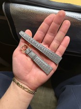 KREISLER Braided Calfskin Leather 19mm Watch Band Strap picture