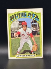 LOWELL PALMER 1972 TOPPS BASEBALL CARD #746 CHACAGO WHITE SOX HIGH NUMBER picture