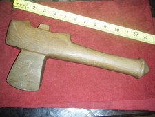 13 1/2   in. RARE CEREMONIAL  MONOLITHIC  AXE CLUB SLAVE KILLER FROM .  DYER TN. picture