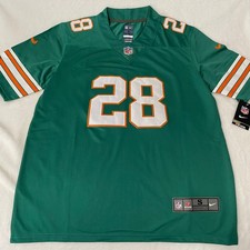 De'Von Achane #28 Green Adult Men's Embroidered Jersey S-4XL picture