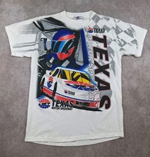 Vintage NASCAR AOP Shirt Mens Large Texas Motor Speedway Double Sided picture
