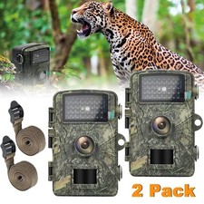 2 PACK 1080P Hunting Game Trail Camera 2.5K Wildlife Waterproof Cam Night Vision picture