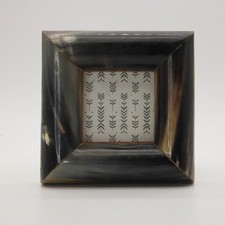 Vintage Two's Company Faux Horn Picture Frame 5.5