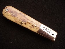Vintage Case XX Knife Frame Only A62009 1/2 Barlow Smooth Appaloosa Bone Exc. picture