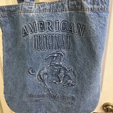 Vintage American Original Embossed Bag American Original Western Brand picture
