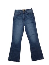 Current Elliott High-Rise Boot Cut Medium Wash Jeans 28x27 Stretchy picture