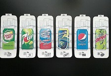 (6) Royal Vendors Chameleon CUSTOM 12 oz Can Vend Labels - Flavor Strips picture