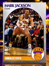 Menendez Brothers Rookie Card Mark Jackson 1990-91 NBA Hoops #205 Knicks SP picture