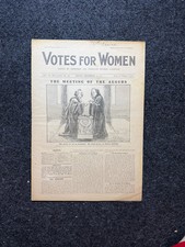 1912 Womens Liberation Newspaper, Feminist Suffragist Ephemera, Original Antiqu picture