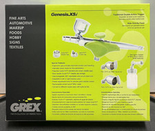 Genesis.XSi3 Ergonomic Dual Action Sidefeed Grex Airbrush Model Painting New picture