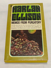 SIGNED Harlan Ellison - Memos From Purgatory, 1977 PB 1st Jove Printing, UNREAD picture