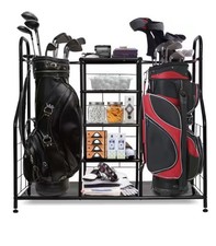 Morvat Golf Organizer Multi Bag Stand With Shelves For Golf Accessories (NIB) picture