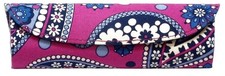 Vera Bradley Authentic Hard Eyeglass Case #5 12 To Choose From Flowers Colorful picture