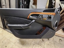 2003 2004 2006 MERCEDES-BENZ W220 S430 S500 LEFT FRONT INTERIOR DOOR PANEL BLACK picture