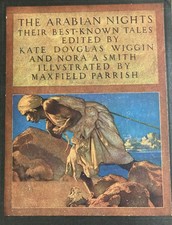 Antique 1909 The Arabian Nights,.illus by Maxfield Parrish,HC Book, Scribner picture
