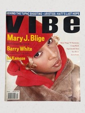 Vintage Vibe Magazine 1995 Feb Mary J Blige Too Short Barry White Hip Hop Tupac picture