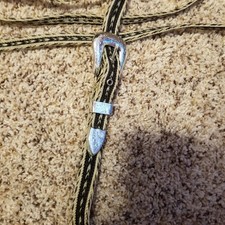 HAND MADE HITCHED HORSE HAIR BRIDLE/HEADSTALL NEW picture