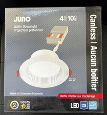 Juno Lighting Canless Recess Wafer Down Light - White LED Easy Install picture
