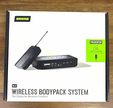 Shure BLX Wireless Bodypack System w/ CVL Lavalier Microphone, Black (NIB) picture