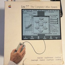 Vintage Apple Lisa 7/7 The Complete Office System With Discs UNTESTED picture