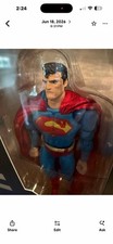 Hush Superman Action Figure #117 w/ Alternate Head Hands Kryptonite Stand picture