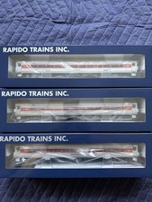 HO Scale Rapido Metro North/CDOT Comet Commuter Car Set (6201,6258,6264) picture