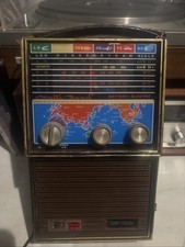 Vintage Comutron Multiband Radio with World Map – Parts or Repair picture