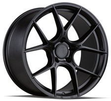 Aodhan AH-11 18x8.5 5x114.3 +35 Matte Black Wheel Rim Fits Civic Camry Mustang picture