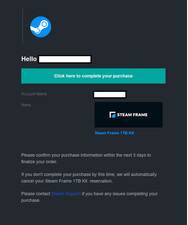 Steam Frame 1Tb Kit - Unopened CONFIRMED RESERVATION PRESALE picture