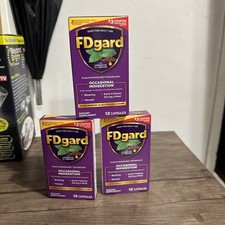 FDgard Occasional Indigestion 3 boxes X 12 capsules each Exp 2/2027 picture