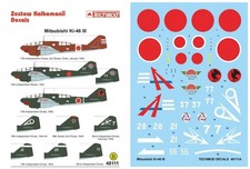 Techmod 1/48 Mitsubishi Ki-46 III IJAAF Dinah Type 100 Reconnaissance Decals picture