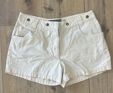 Vintage 2000s Route 66 Low Rise Grommet Khaki Shorts 100% Cotton picture