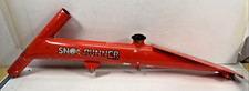Vintage Chrysler Sno-Runner Frame Orange Sno Runner Bike Chassis Tube Gas Tank picture
