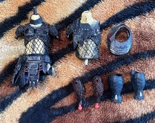 NECA AVP Scarface & Serpent Predator RARE Body Parts & Armor Fodder  picture