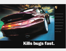 PORSCHE KILLS BUGS FAST  Poster  / 911 Turbo / 993 picture