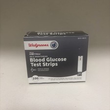 100 Walgreens True Metrix Glucose Test Strips 11/2027+  picture