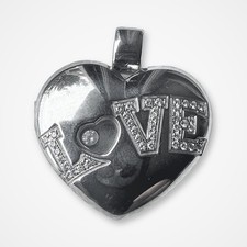 Chopard Happy Diamonds LOVE 18k (750) White Gold Puffed Heart Pendant picture