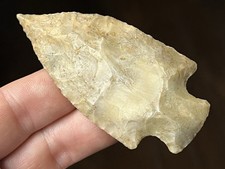 EXCEPTIONAL MISSOURI FERRY POINT ARROWHEAD AUTHENTIC INDIAN ARTIFACT BG picture