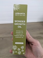 LeBanta Wonder Growth Oil for Thicker Stronger Hair Care Supplement 4oz 03/28 W picture