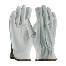 Pip 68-161Sb/L Leather Drivers Gloves, Cowhide, Shirred Slip-On, Keystone picture