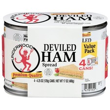 Underwood Deviled Ham Spread, 4.25 oz, 4 Count Cans picture