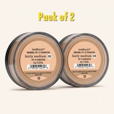 bareMinerals Original Foundation Fairly Medium C20 SPF15 8g Loose Powder 2 Packs picture