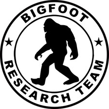 Bigfoot Research Team Large Magnet Set of 2 Magnets 9-Inch Circles picture