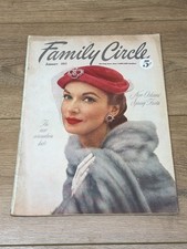 Vintage Family Circle Magazine January 1953 Complete Coronation Hats Coca-Cola picture