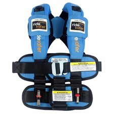 RideSafer Large Portable Car Seat Vest Blue Child Travel Safety Harness System picture
