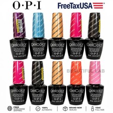 OPI GelColor Gel Nail Polish 15ml. UV LED Soak Off Choose Color Base Top NEW picture
